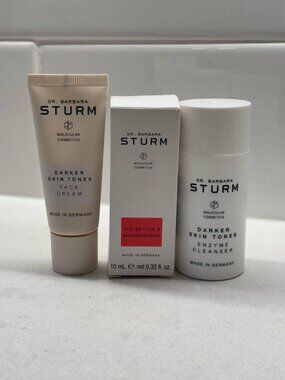 New Dr Barbara Sturm THE BETTER B NIACINAMIDE SERUM and darker skin tones set